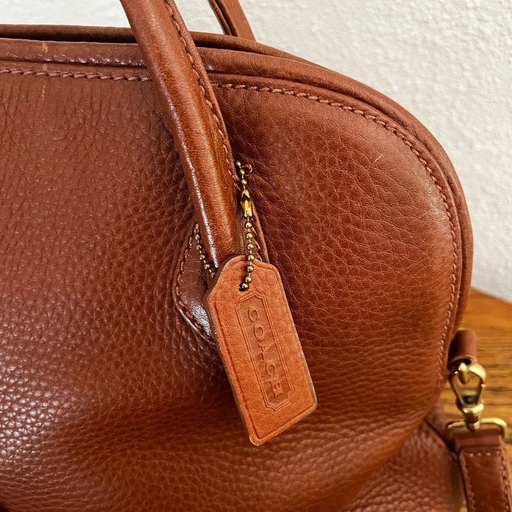 Vintage Coach Sonoma Satchel Brown Leather Shoulder Crossbody Bag - Picture 2 of 15
